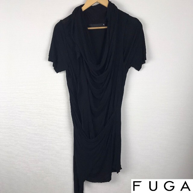 FUGA(フーガ)の美品 FUGA フーガ 半袖カットソー ブラック サイズ46 メンズのトップス(Tシャツ/カットソー(半袖/袖なし))の商品写真