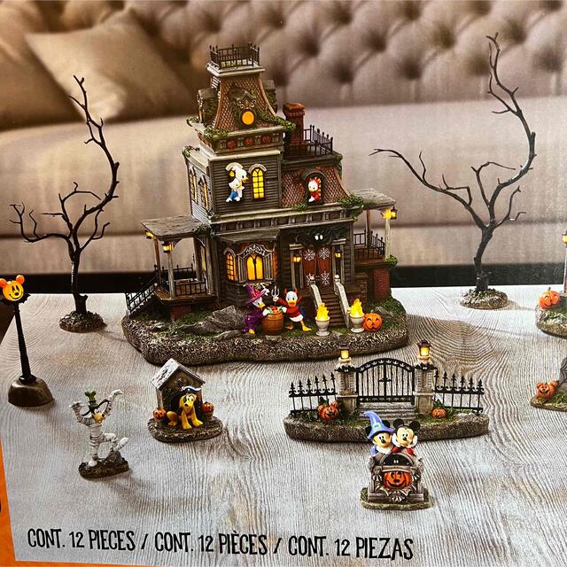新品 未使用 ディズニー ハロウィン ビレッジ-