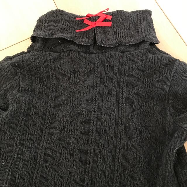 黒のハイネック　100 キッズ/ベビー/マタニティのキッズ服女の子用(90cm~)(Tシャツ/カットソー)の商品写真