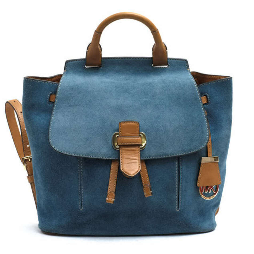 マイケルコース/Michael Kors リュック バッグ デイパック バックパック レディース 女性 女性用スエード スウェード レザー 革 本革 ライトブルー 水色 30S6GRUB2S Romy Medium | フリマアプリ ラクマ