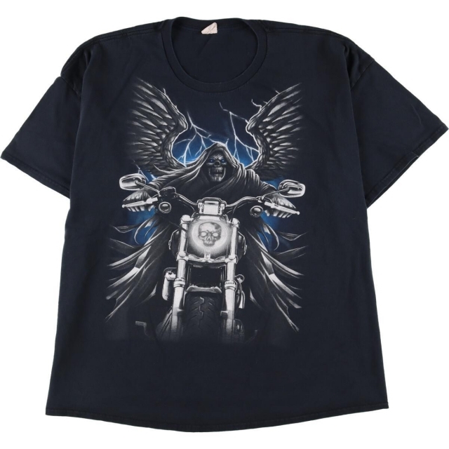 ビッグサイズ ギルダン GILDAN モーターサイクル バイクTシャツ メンズXXXL /eaa274522