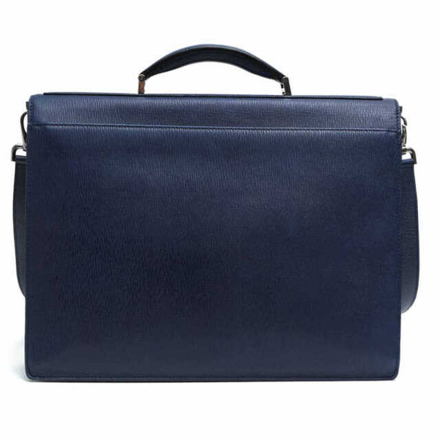 フェラガモ/Salvatore Ferragamo バッグ ブリーフケース ビジネスバッグ 鞄 ビジネス メンズ 男性 男性用レザー 革 本革 ネイビー 紺 NO.EO-24 7203 2WAY ショルダーバッグ