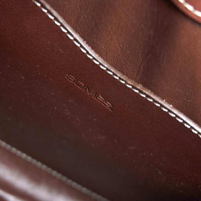 ソメスサドル/SOMES SADDLE バッグ トートバッグ 鞄 ハンドバッグ メンズ 男性 男性用レザー 革 本革 ダークブラウン 茶 ブラウン A4サイズ収納可 シボ革 シュリンクレザー ユニセックス 男女兼用