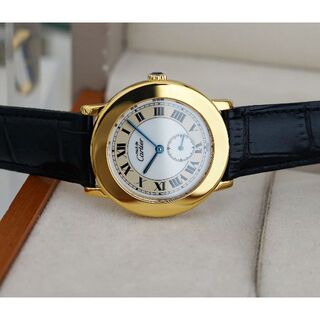 カルティエ(Cartier)の美品 カルティエ マスト ロンドII スモールセコンド ローマン LM(腕時計(アナログ))