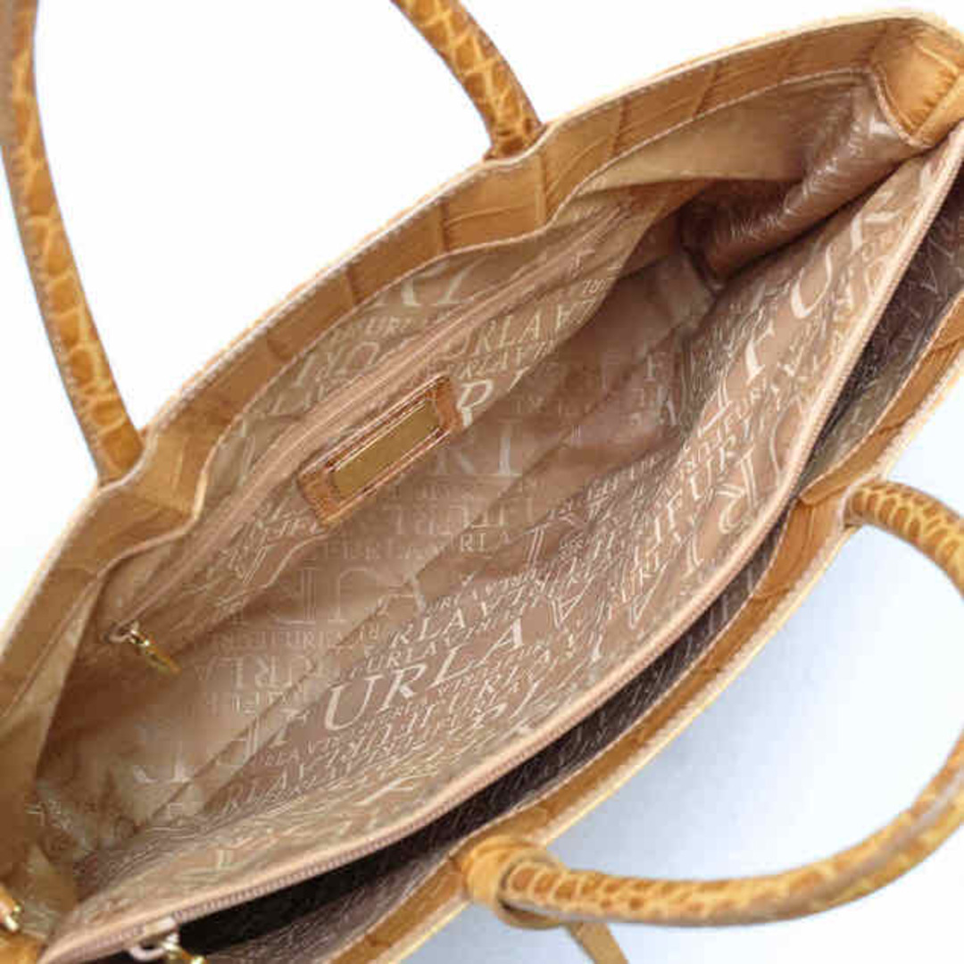 フルラ／FURLA バッグ トートバッグ 鞄 ハンドバッグ レディース 女性 女性用レザー 革 本革 ブラウン 茶  クロコ型押し
