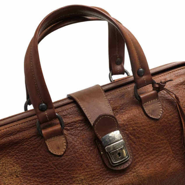 エイチティーシー／HTC バッグ ボストンバッグ 鞄 旅行鞄 メンズ 男性 男性用レザー 革 本革 ブラウン 茶  ダレスバッグ ヴィンテージ加工