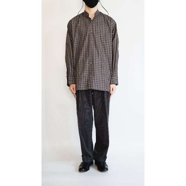 シャツMARKAWARE　　COMFORT FIT BAND COLLAR SHIRT