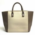 ベルメール/BELLMER バッグ トートバッグ 鞄 ハンドバッグ レディース 女性 女性用レザー 革 本革 オフホワイト 白 ホワイト RADOM COW CALF M TOTE バイカラー シボ革 シュリンクレザー