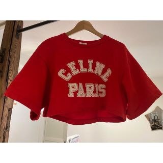 セリーヌ(celine)の美品☆celineセリーヌクロップド丈　スパンコール(トレーナー/スウェット)