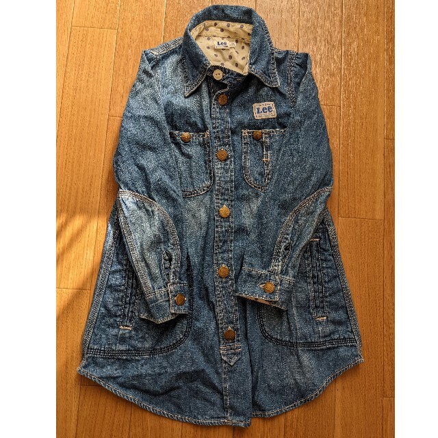 Lee(リー)のリー　シャツワンピース キッズ/ベビー/マタニティのキッズ服女の子用(90cm~)(ワンピース)の商品写真