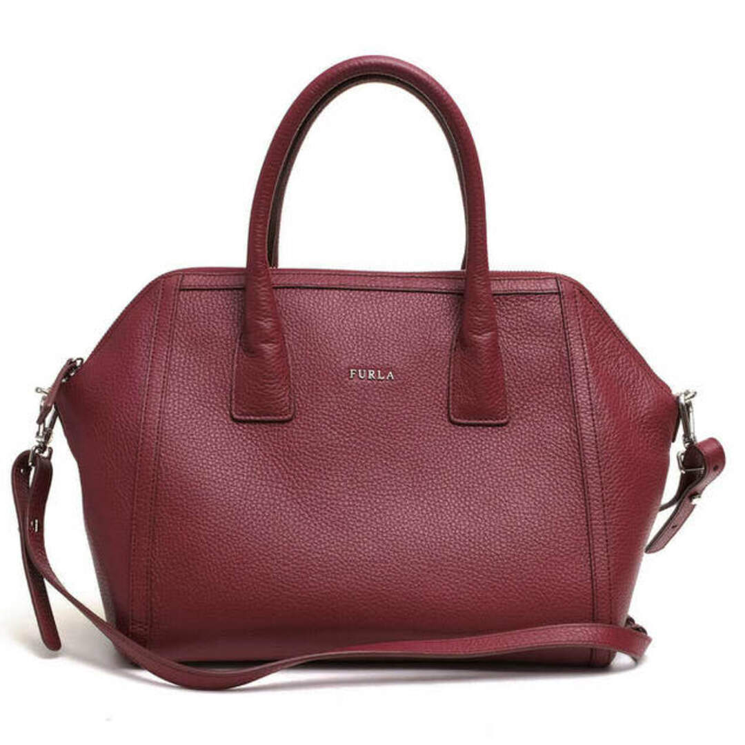 【極美品】FURLA 2way ショルダーバッグ ハンドバッグ レザー ブラック