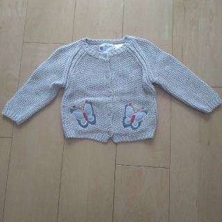 ザラキッズ(ZARA KIDS)のZARA　girls　baby　ニットカーディガン(カーディガン/ボレロ)