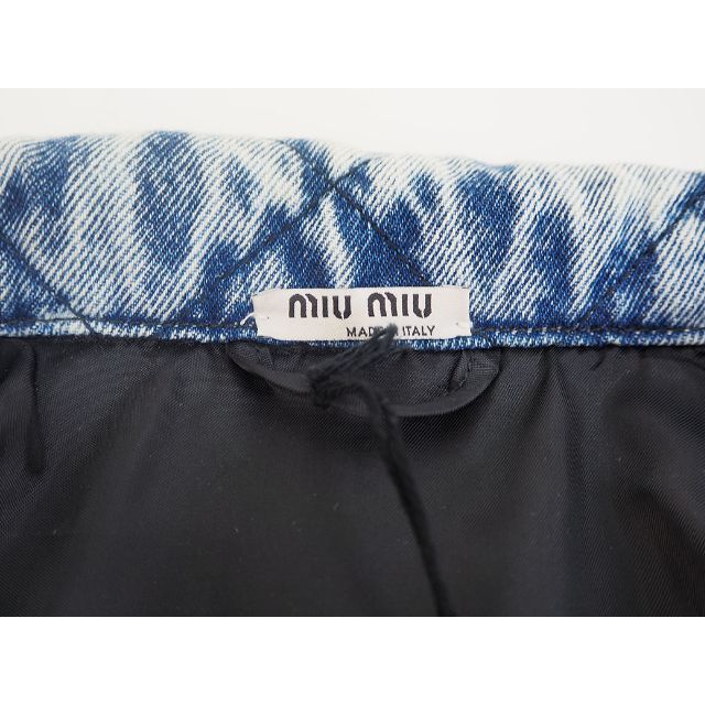 MIU MIU - ミュウミュウ MIU MIU キルティング デニムジャケット MIU MIU - ミュウミュウ MIU MIU キルティング デニムジャケット