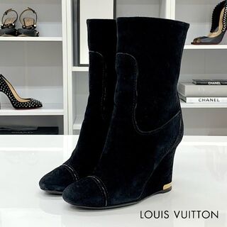 ヴィトン(LOUIS VUITTON) ブーツ(レディース)（ブラック/黒色系）の 