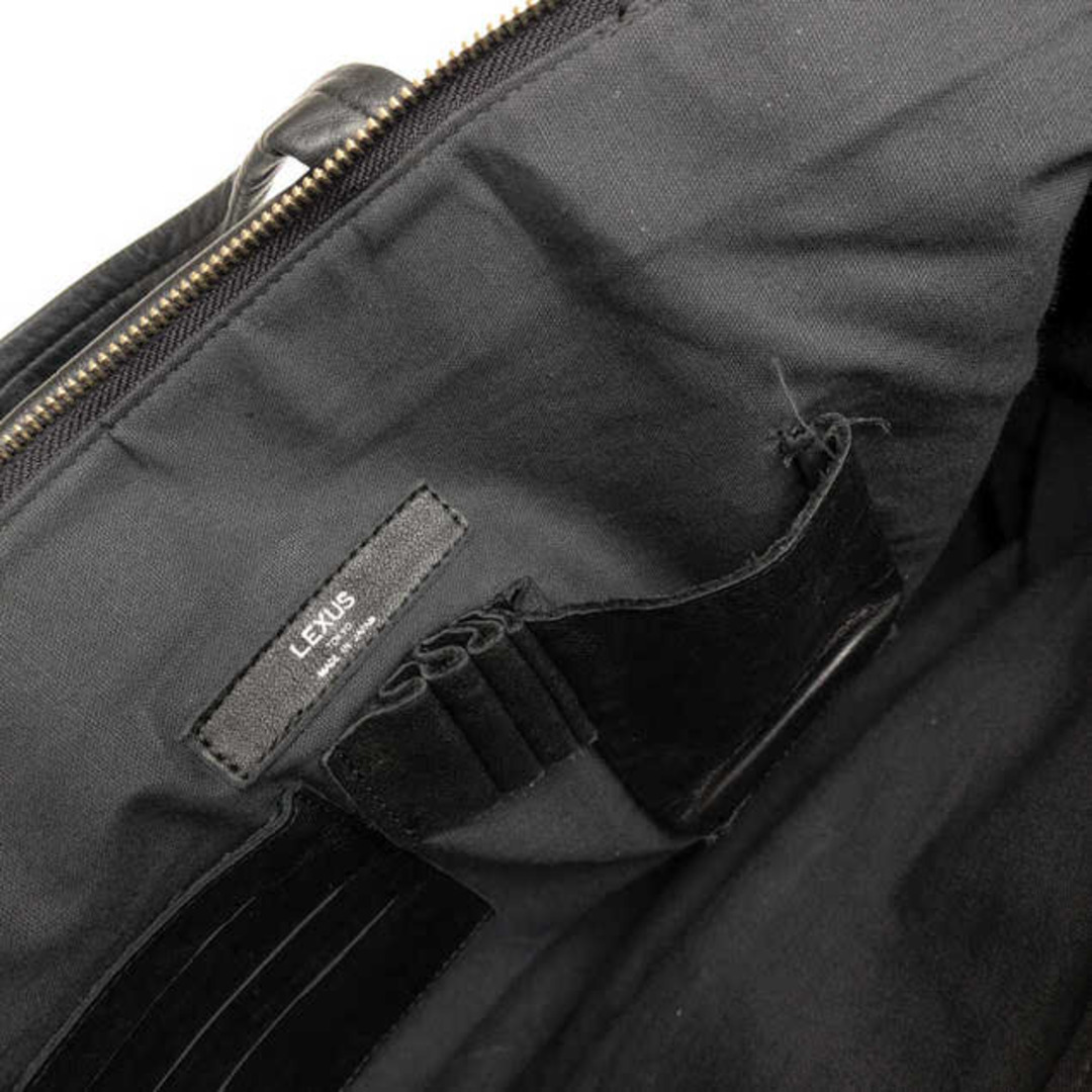 レクサス／LEXUS バッグ ボストンバッグ 鞄 旅行鞄 メンズ 男性 男性用ナイロン レザー 革 本革 ブラック 黒  オーバーナイトバッグ 2WAY ショルダーバッグ 8