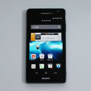 ソニー(SONY)のSONY Xperia GX SO-04D ブラック　シムフリー(スマートフォン本体)