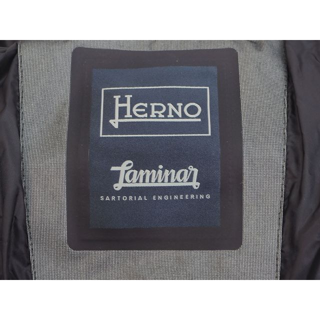 【未使用品】 ヘルノ HERNO Laminar ダウンコート ブラック 52 3