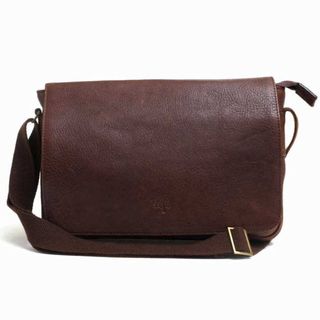 マルベリー(Mulberry)のマルベリー／MULBERRY バッグ ショルダーバッグ 鞄 メンズ 男性 男性用レザー 革 本革 ダークブラウン 茶 ブラウン  シボ革 シュリンクレザー メッセンジャーバッグ(ショルダーバッグ)