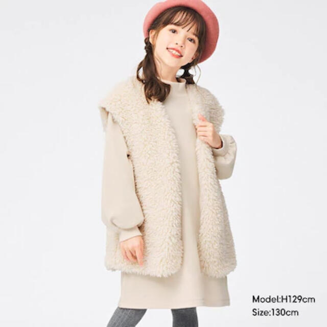 GU キッズ 140cm キッズ/ベビー/マタニティのキッズ服女の子用(90cm~)(ワンピース)の商品写真