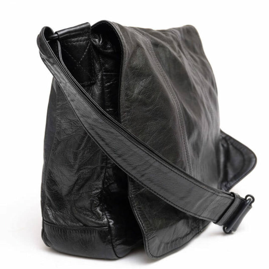 ポーター 吉田カバン／PORTER バッグ ショルダーバッグ 鞄 メンズ 男性 男性用レザー 革 本革 ブラック 黒  166-02653 NARROW SHOULDER BAG メッセンジャーバッグ 2