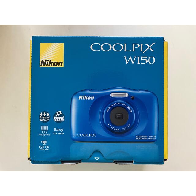 Nikon デジタルカメラ COOLPIX W150 防水 W150 BLUE