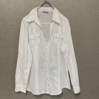 90s 00s ビンテージ　アメリカ古着　開襟シャツ　古着　used アメリカ(シャツ/ブラウス(長袖/七分))