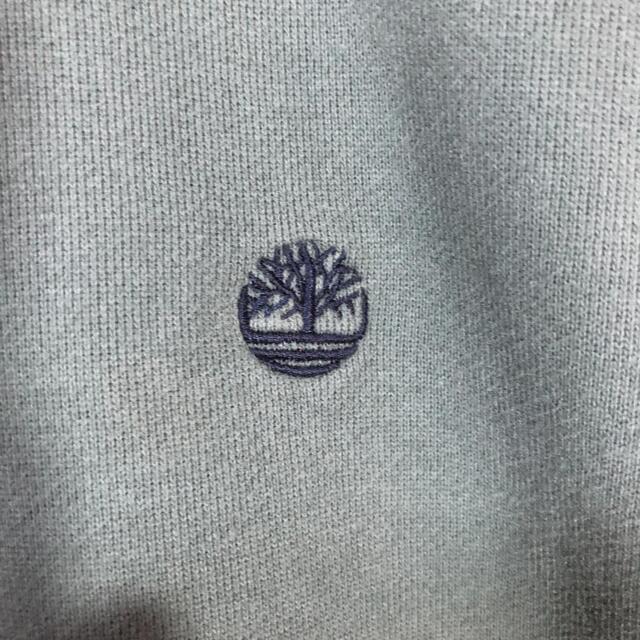 Timberland(ティンバーランド)の『アースカラー』90s 古着 スウェット ティンバーランド 刺繍ロゴ メンズのトップス(スウェット)の商品写真