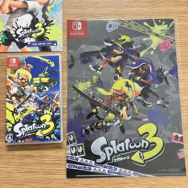 スプラトゥーン3 Switch クリアファイル付き