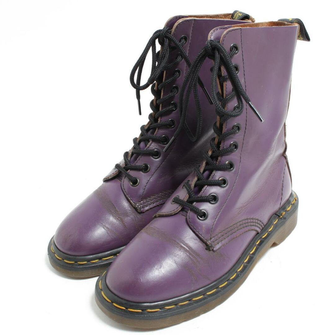 ドクターマーチン Dr.Martens 10ホールブーツ 英国製 UK3 レディース21.5cm /saa009088