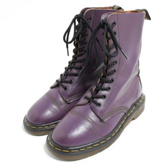 ドクターマーチン(Dr.Martens)の古着 ドクターマーチン Dr.Martens 10ホールブーツ 英国製 UK3 レディース21.5cm /saa009088(ブーツ)