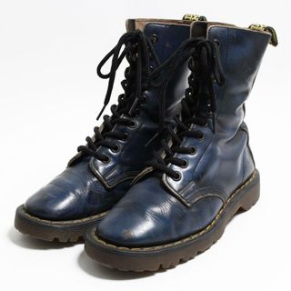 ドクターマーチン(Dr.Martens)の古着 ドクターマーチン Dr.Martens ホワイト社製 10ホールブーツ 英国製 レディース22.5cm /saa009092(ブーツ)