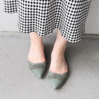 シップスフォーウィメン(SHIPS for women)のカットワークセパレートフラット（SHIPS for women）(ハイヒール/パンプス)