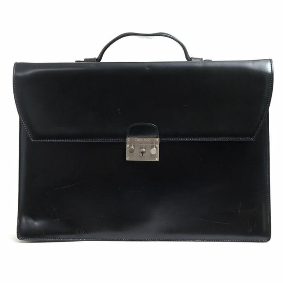 カルバンクライン／Calvin Klein バッグ ブリーフケース ビジネスバッグ 鞄 ビジネス メンズ 男性 男性用レザー 革 本革 ブラック 黒  CK120659JD