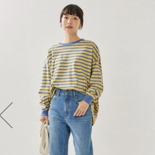 フリークスストア(FREAK'S STORE)の【現行品】ボーダービッグロンT【FREAK’SSTORE】(カットソー(長袖/七分))