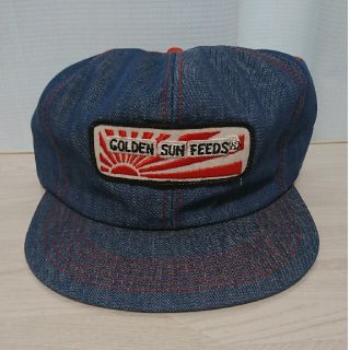 ロンハーマン(Ron Herman)の70S K-Products GOLDEN SUN FEED Denim CAP(キャップ)