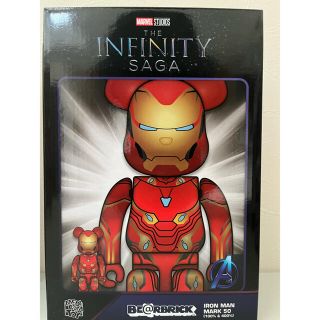 ベアブリック(BE@RBRICK)のBE@RBRICK  IRON MAN MARK 50 100％ & 400％(その他)