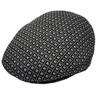 カンゴール(KANGOL)のカンゴール 504 MINI CHECK ハンチングキャップ ブラック L(ハンチング/ベレー帽)