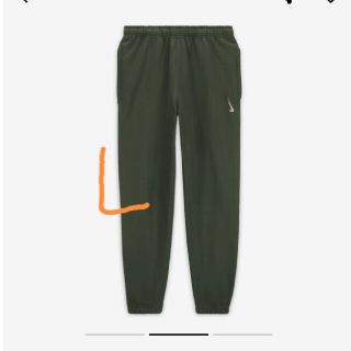 ナイキ(NIKE)のナイキ ビリーアイリッシュ パンツ L フリース パンツ "ダーク グリーン"(スウェット)