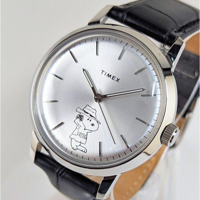 40mmケース素材新品 Timexタイメックス スヌーピー 自動巻き 裏スケルトン 腕時計