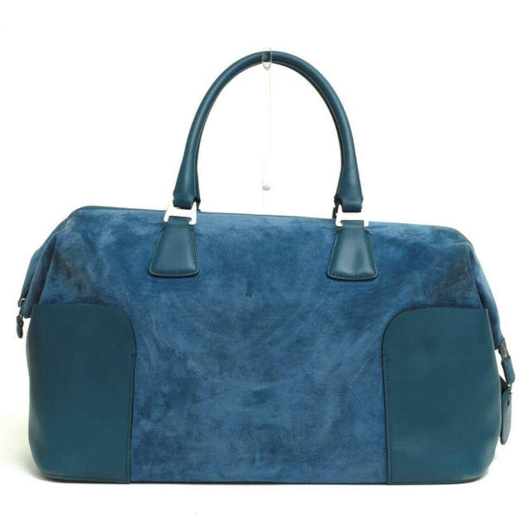 バリー／BALLY バッグ ボストンバッグ 鞄 旅行鞄 レディース 女性 女性用スエード スウェード レザー 革 本革 ブルー 青  ユニセックス 男女兼用