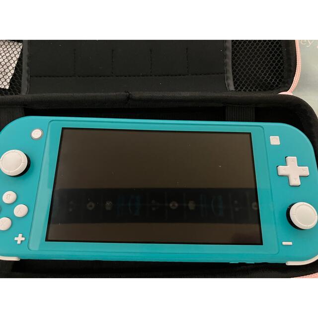 【驚きの値段で】 Switch Nintendo - おまけつき ブルー Switchライト 家庭用ゲーム機本体