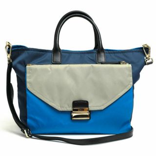 フルラ(Furla)のフルラ／FURLA バッグ ハンドバッグ 鞄 トートバッグ レディース 女性 女性用ナイロン レザー 革 本革 ネイビー 紺  Magia マギア マルチカラー 2WAY ショルダーバッグ(ハンドバッグ)