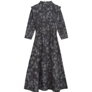 アメリヴィンテージ(Ameri VINTAGE)のAmeri♡タグ付♡KEILY FLOWER DENIM DRESS(ロングワンピース/マキシワンピース)