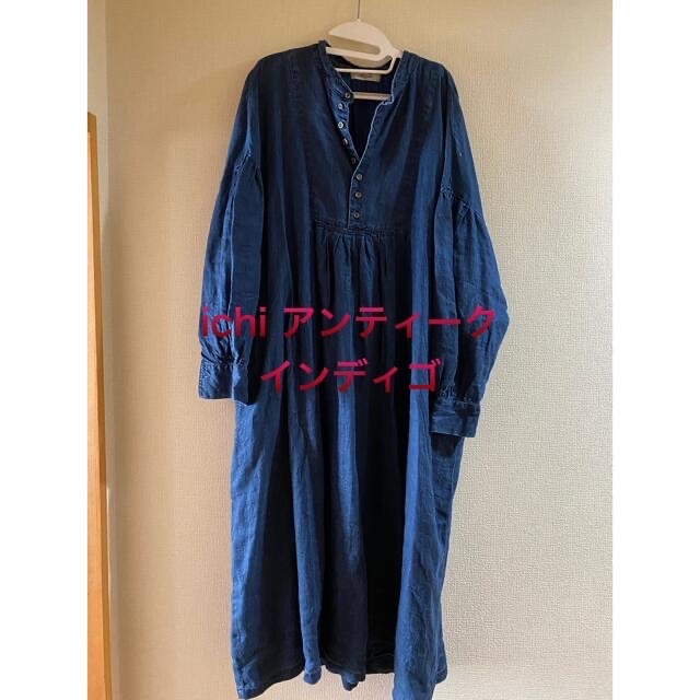 ichi アンティークス インディゴワンピ 正規品販売! 5280円引き