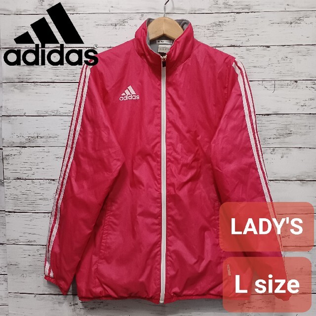 adidas レディースアウター 中わたジャケット Lサイズ アディダス
