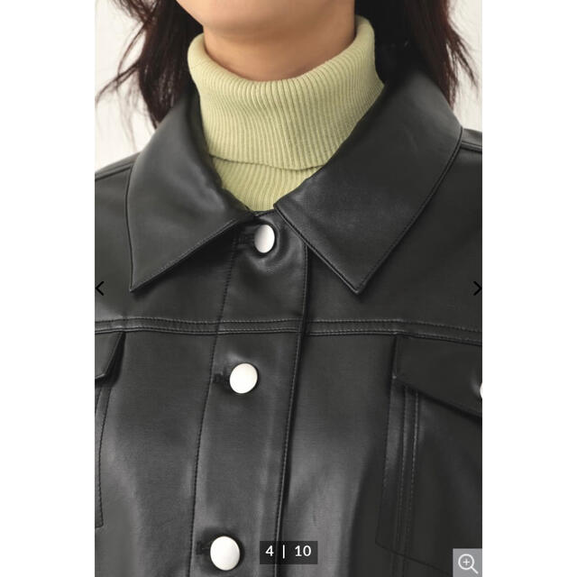 Shel'tter ORIGINAL(シェルターオリジナル)のオーバーレザーブルゾン メンズのジャケット/アウター(レザージャケット)の商品写真