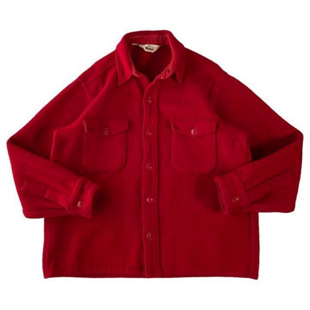 60s 70s ヴィンテージ Woolrich ウールCPOジャケット シャツ | フリマアプリ ラクマ 再再販 【70s〜ヴィンテージ ウールリッチ】USA製 LウールCPOジャケットシャツ その他