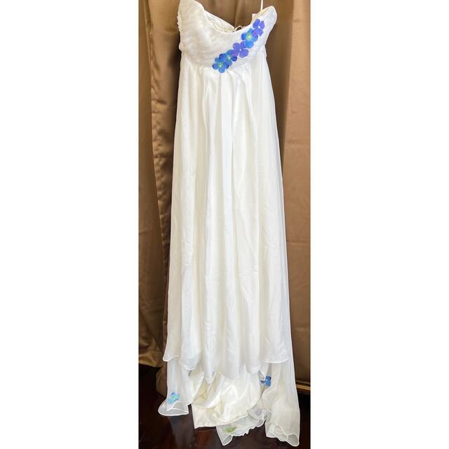 幸せのバトンタッチ♡お値下げしました！スレンダータイプウエディングドレス レディースのフォーマル/ドレス(ウェディングドレス)の商品写真