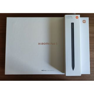 アンドロイド(ANDROID)のXiaomi Pad 5(128GB黒) + Xiaomi Smart Pen(タブレット)