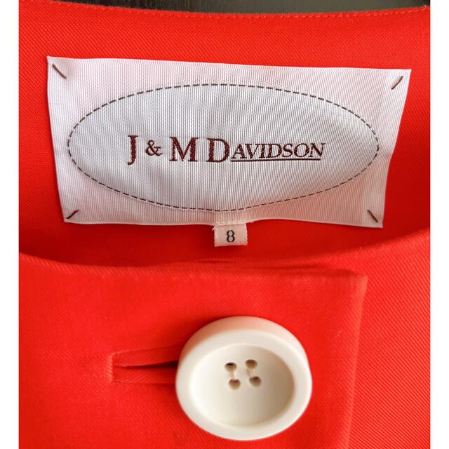 J&M DAVIDSON ノーカラージャケット